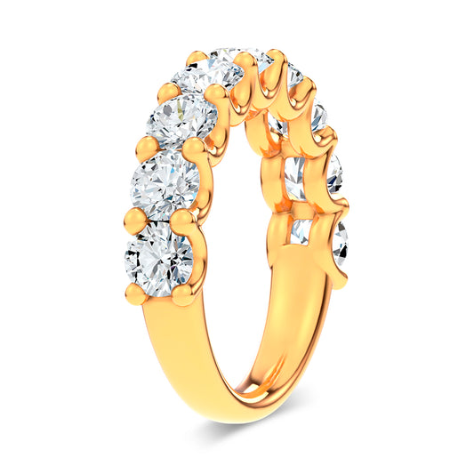 14K 2.97CT Lab Grown DIAMOND BAND