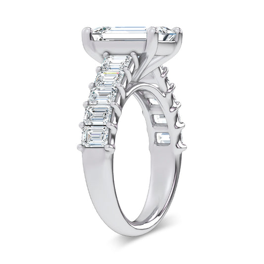 14K 4.79CT Lab Diamond Ring