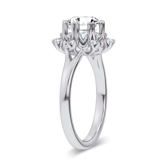 14K 2.00CT Lab Diamond Ring