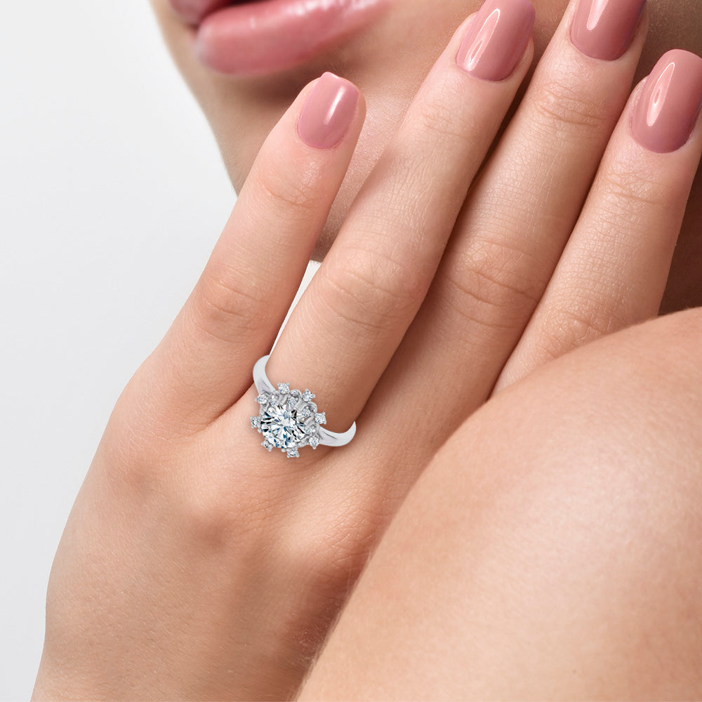 14K 2.00CT Lab Diamond Ring