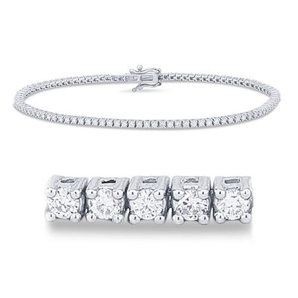 10K 0.97-1.02CT D-BRACELET RDS P2 SIZE 8 INCH 3.50-3.63 MM