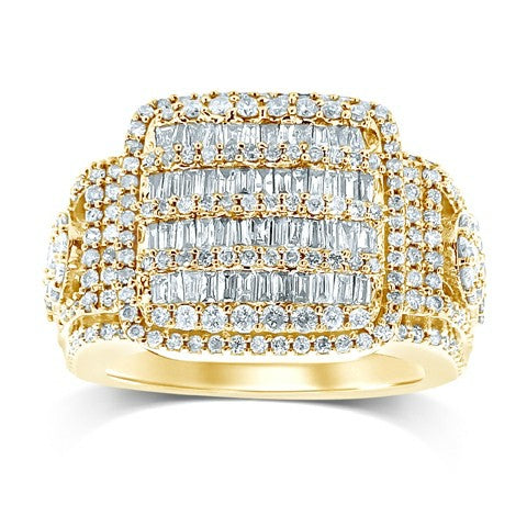 10K 2.25-2.26CT D-RING MEN BAG/RDS DARK