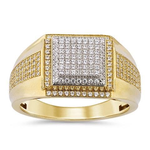 10K 0.46CT D-RING MEN RDS MP