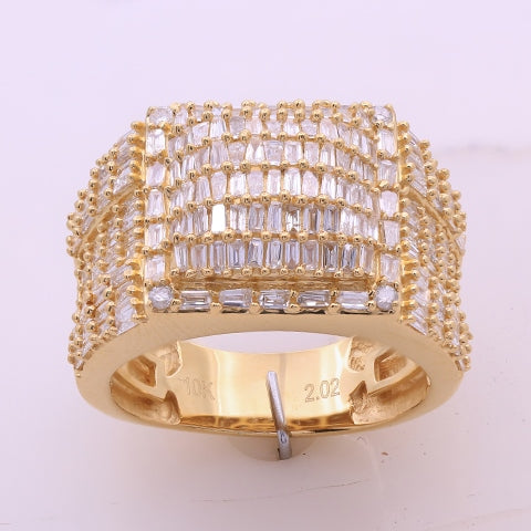 10K 2.03CT D-RING MEN TPR/RDS