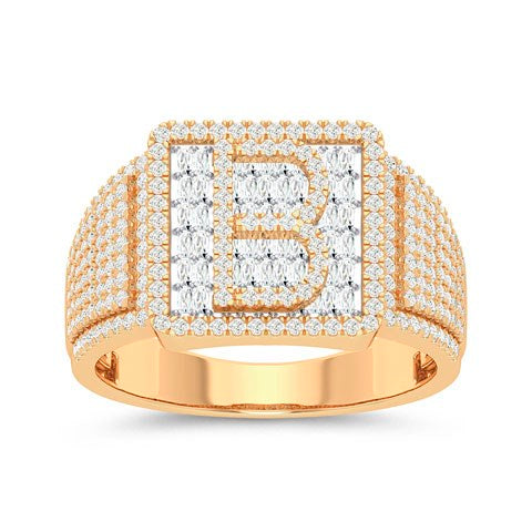 10K 0.87-0.89CT D-RING MEN TPR/RDS "INITIAL B"