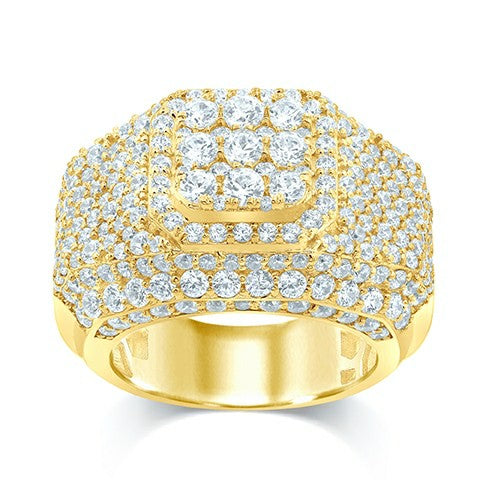 10K 5.38CT D-RING MEN RDS DARK