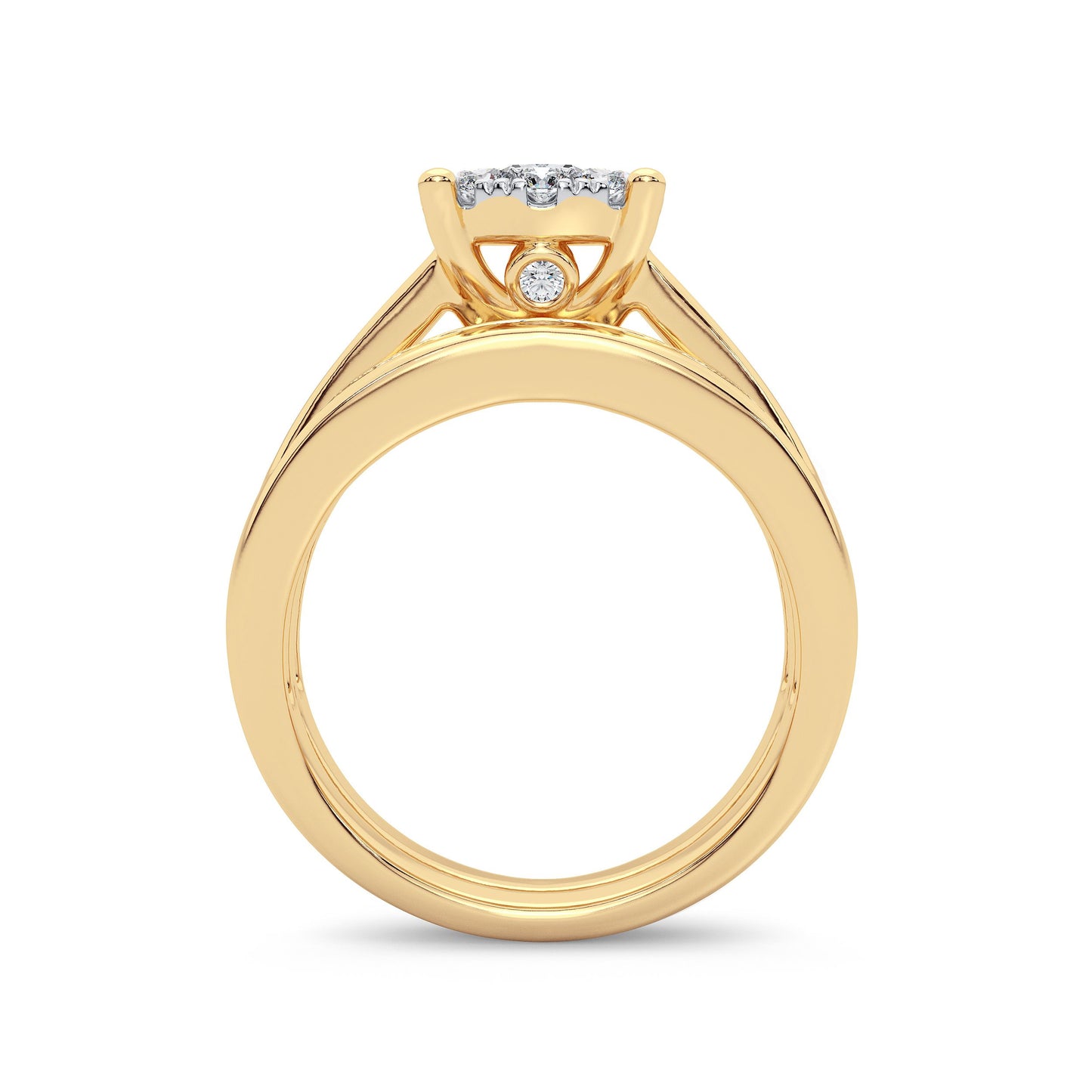 14K   0.50CT  DIA  BRIDAL  RING