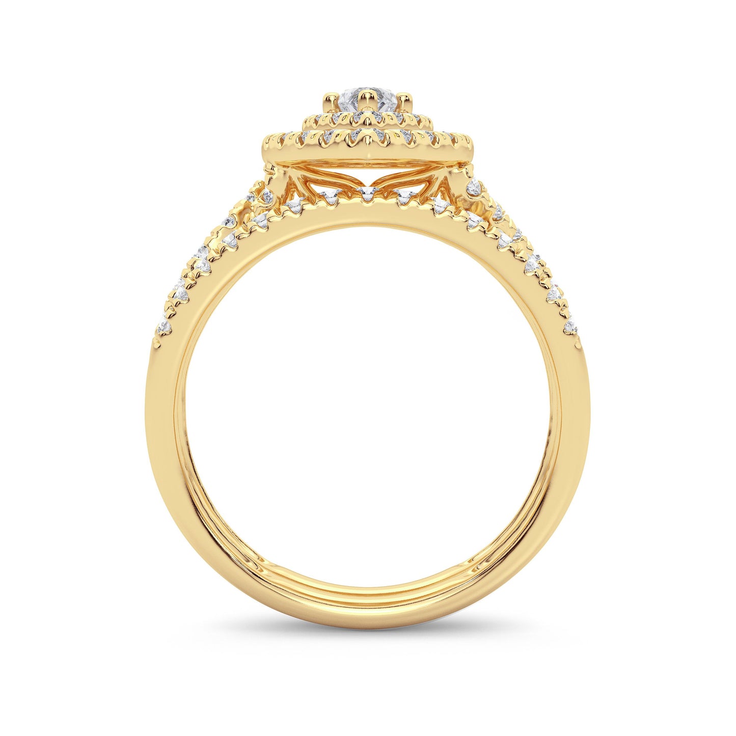 14K 1.00CT Diamond BRIDAL RING