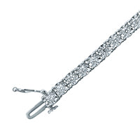 10K 1.84-1.94CT D-BRACELET LDS RDS FANUC P4 SIZE 7" 3.90 MM