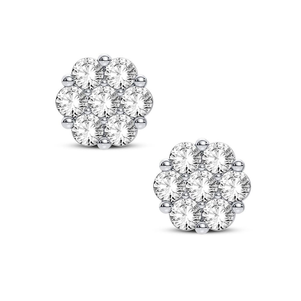 14K 1.00CT Diamond Earring