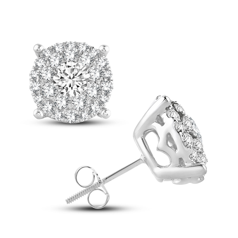 14K  1.54CT  Diamond Earring