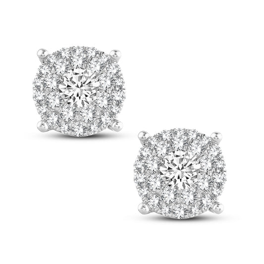 14K  1.54CT  Diamond Earring