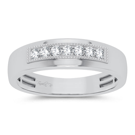 14K 0.25CT DIAMOND MENS RING
