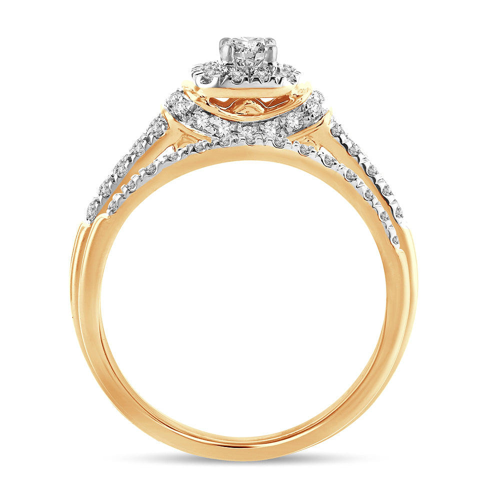 14K 0.50CT  Diamond Bridal Ring