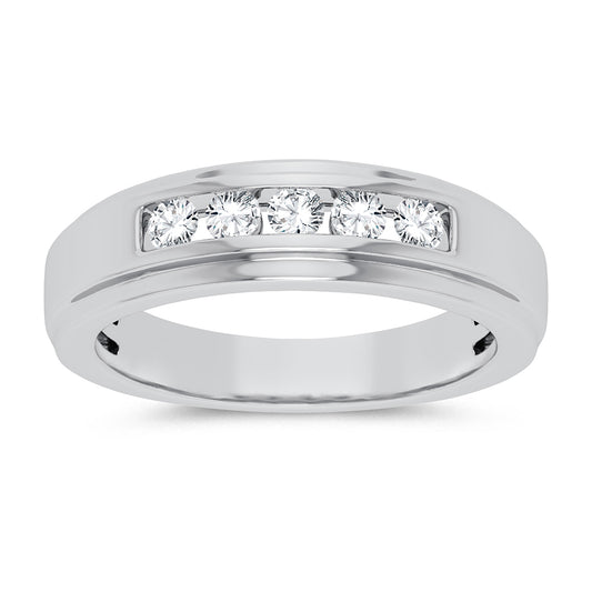14K 0.50CT DIAMOND MENS RING