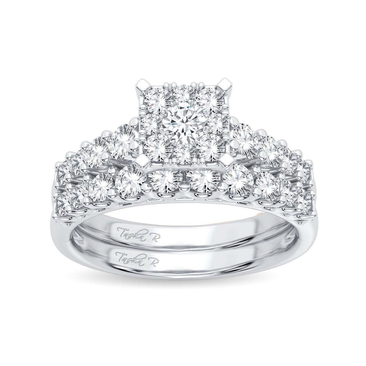 14K 1.00CT Diamond Bridal Ring