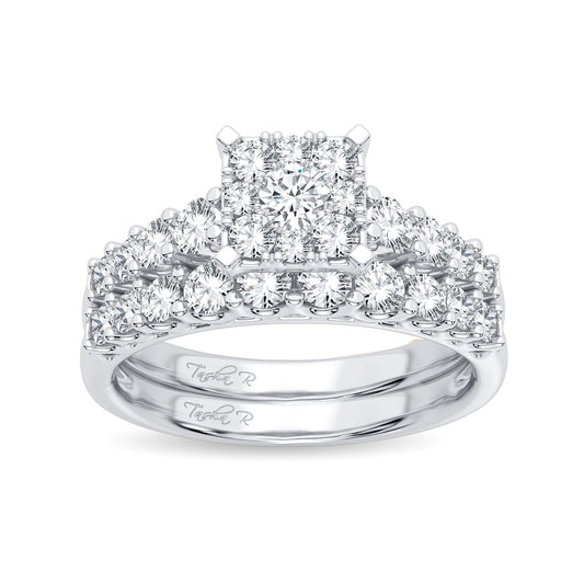 14K 1.00CT Diamond Bridal Ring