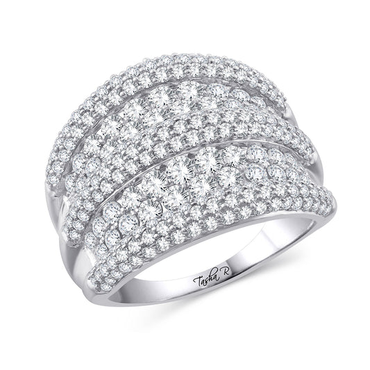 14K 2.61CT Diamond Band