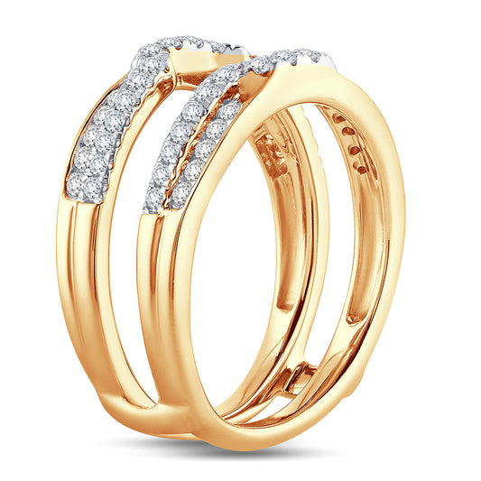 14K  0.50CT  Diamond  RING GUARD