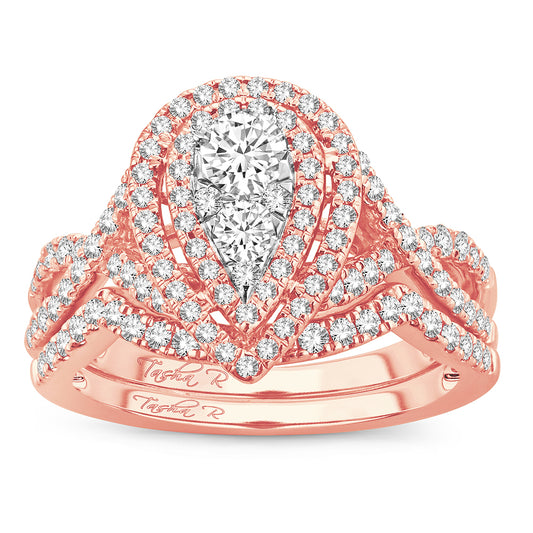 14K  1.00CT  Diamond  BRIDAL  RING