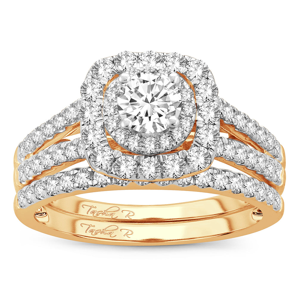 14K  1.40CT  Diamond BRIDAL RING