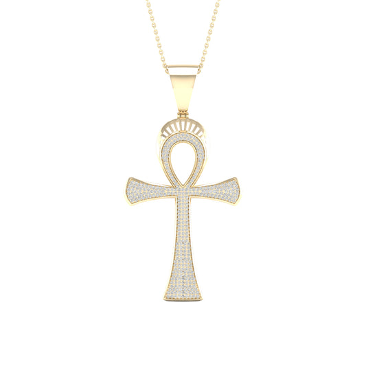 10K 0.75CT Diamond Pendant