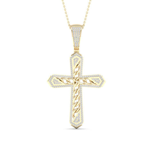 10K 0.55CT Diamond Pendant