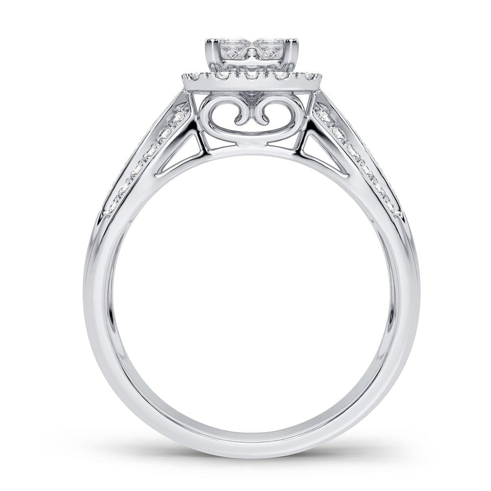 10K 0.50CT Diamond Ring