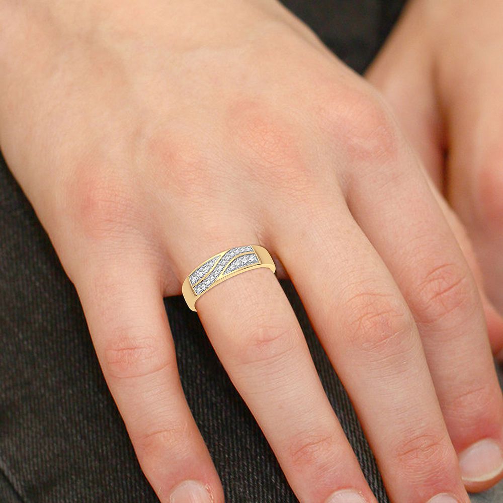 14K 0.83CT DIAMOND TRIO SET