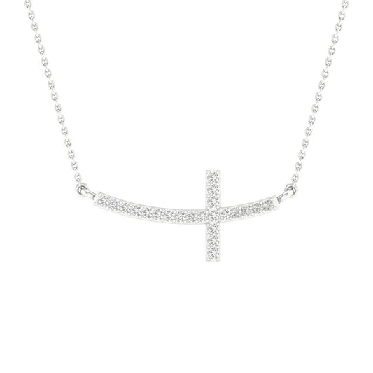 10K 0.06ct Diamond Neckalce