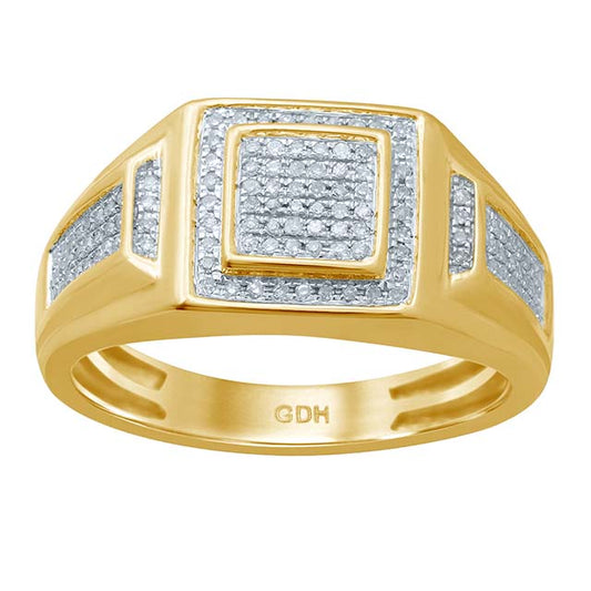 10K 0.24-0.27CT D-RING MEN RDS