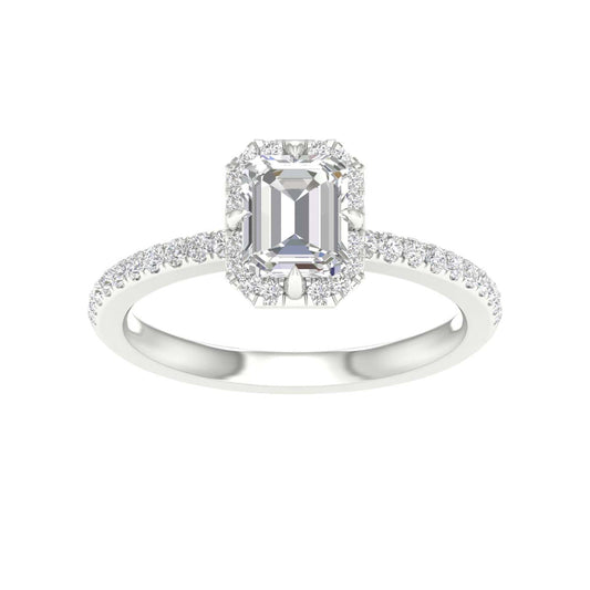14K 1.25CT Certified Lab Grown Diamond Ring ( IGI Certified )