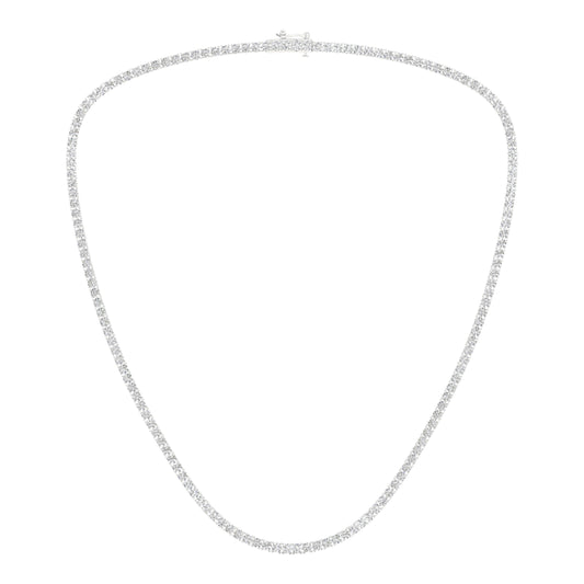 14K 10.00CT Certified Lab Grown Diamond Necklace ( IGI Certified )