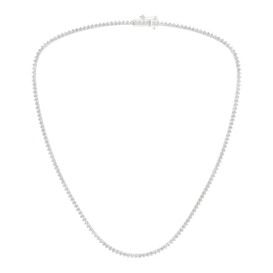 14K 6.00CT Certified Lab Grown Diamond Necklace ( IGI Certified )