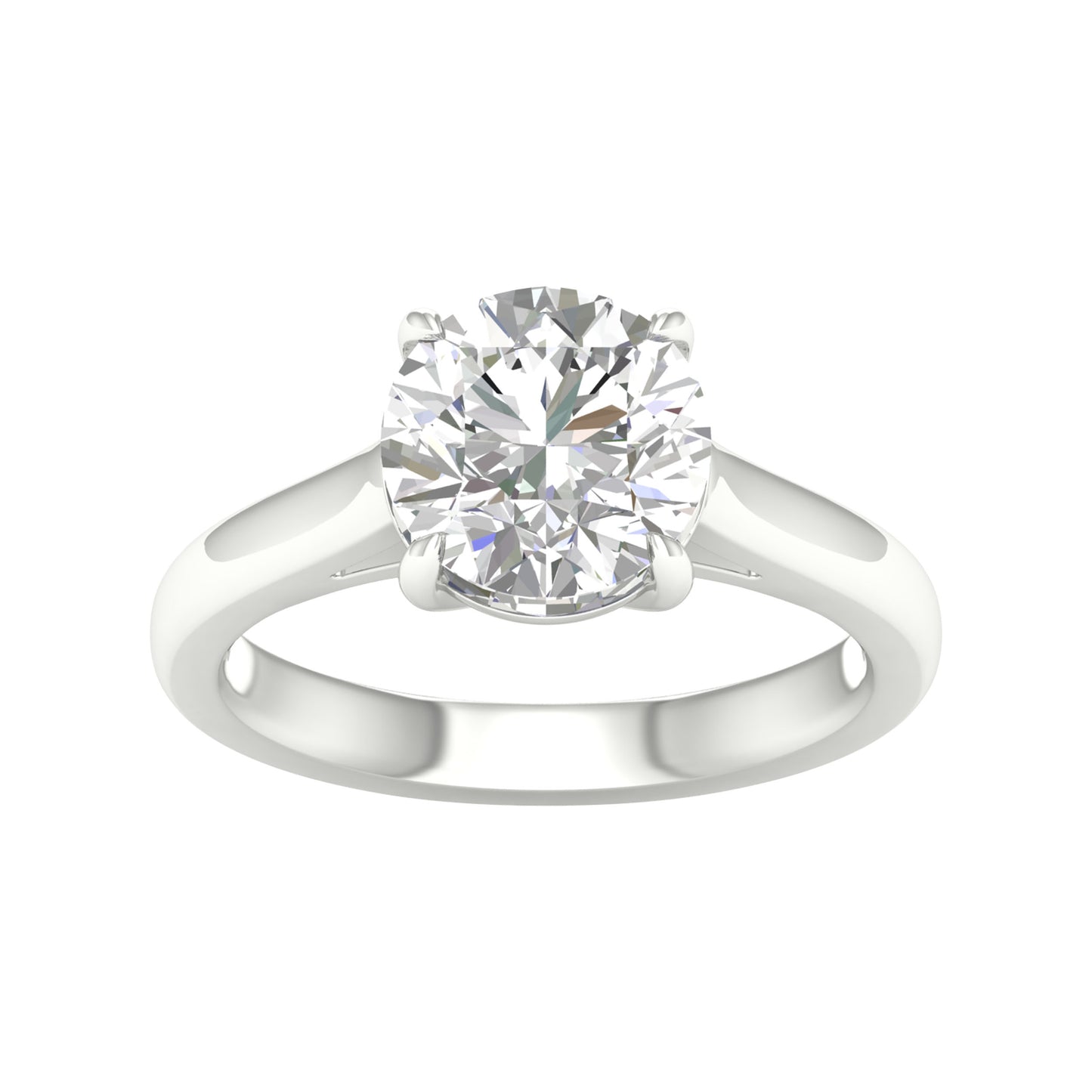 14K 4.00CT Certified Lab Grown Diamond Ring ( IGI Certified )