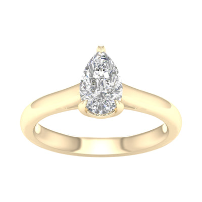 14K 1.00CT Certified Lab Grown Diamond Ring ( IGI Certified )
