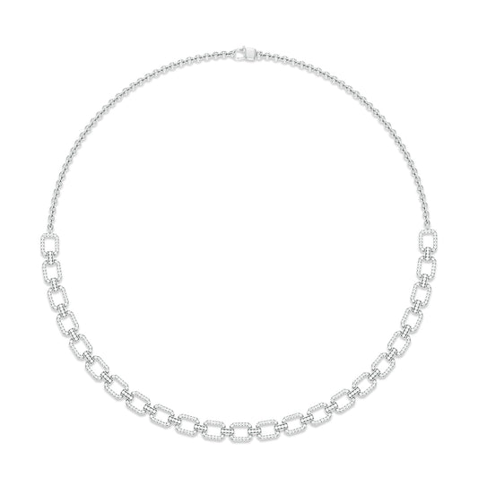 14K 1.00ct Diamond Necklace
