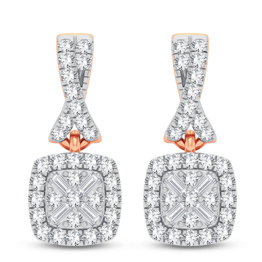 10K 0.33CT DIAMOND EARRING