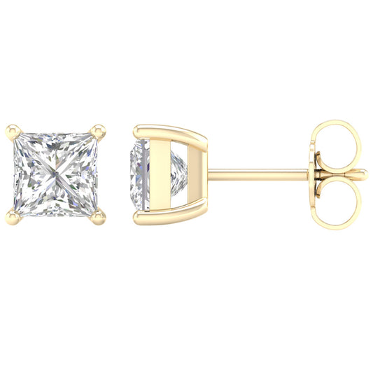 14K 0.50ct Certified Lab GrownStud Earrings