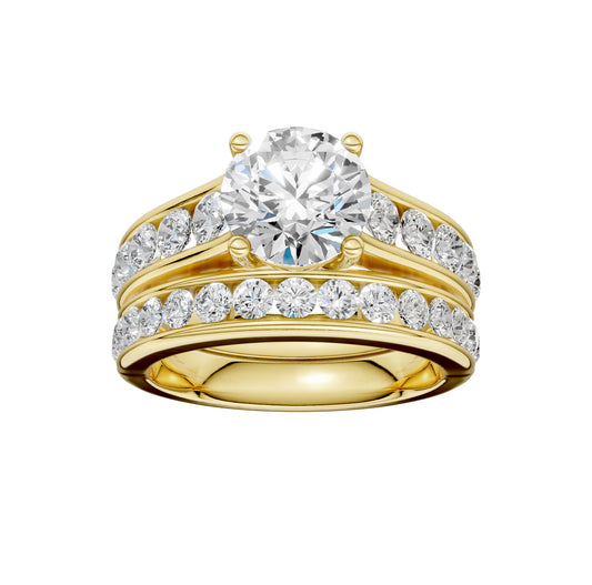 14K 3.33CT Lab Grown Diamond Bridal