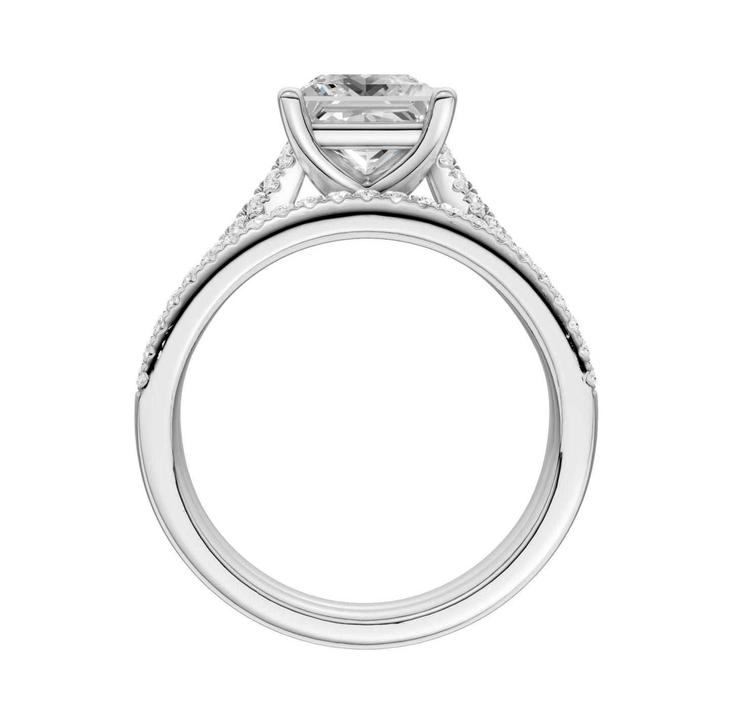 Certified Lab Grown 14K 2.40CT Diamond Bridal Set