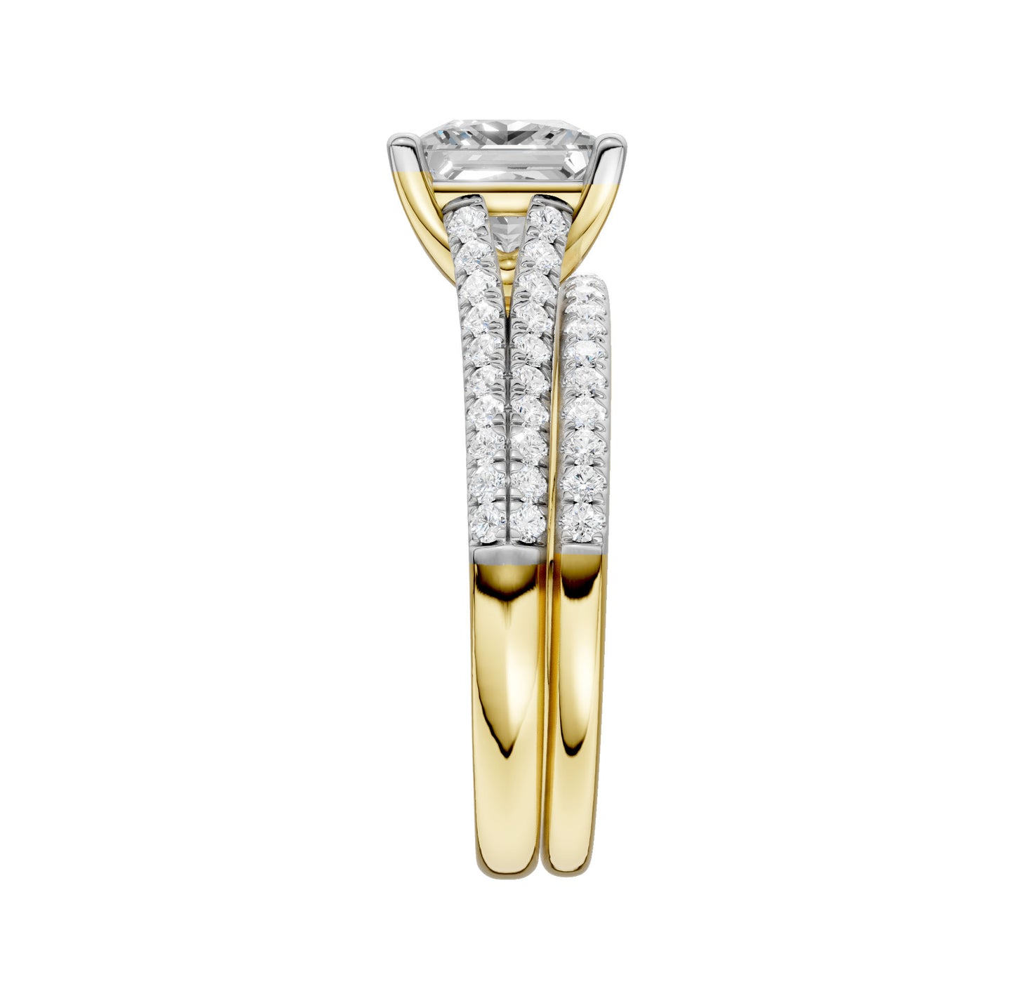 Certified Lab Grown 14K 2.40CT Diamond Bridal Set
