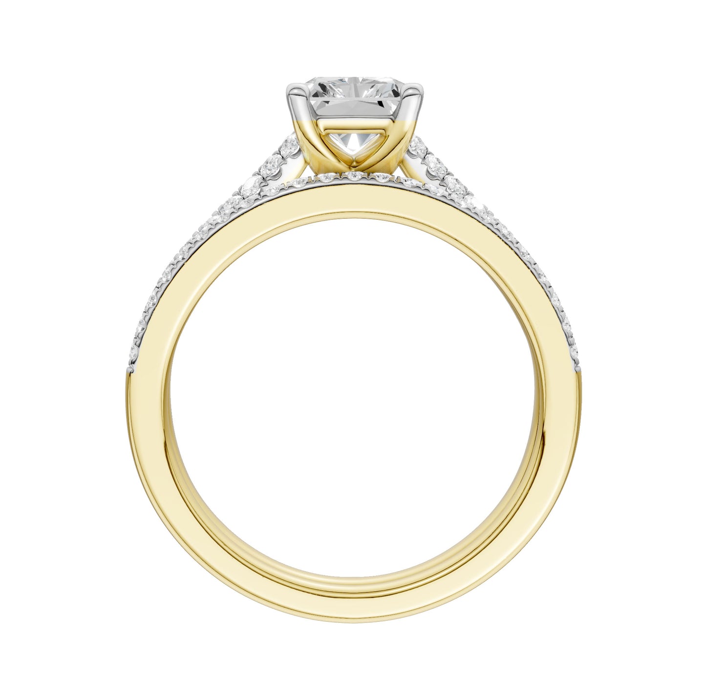 Certified Lab Grown 14K 2.40CT Diamond Bridal Set