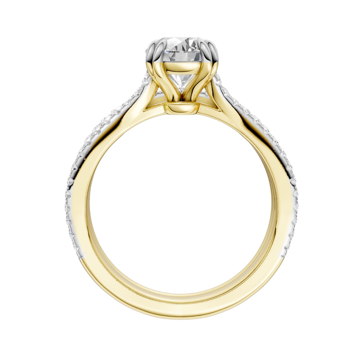 Certified Lab Grown 14K 1.50CT Diamond Bridal Set