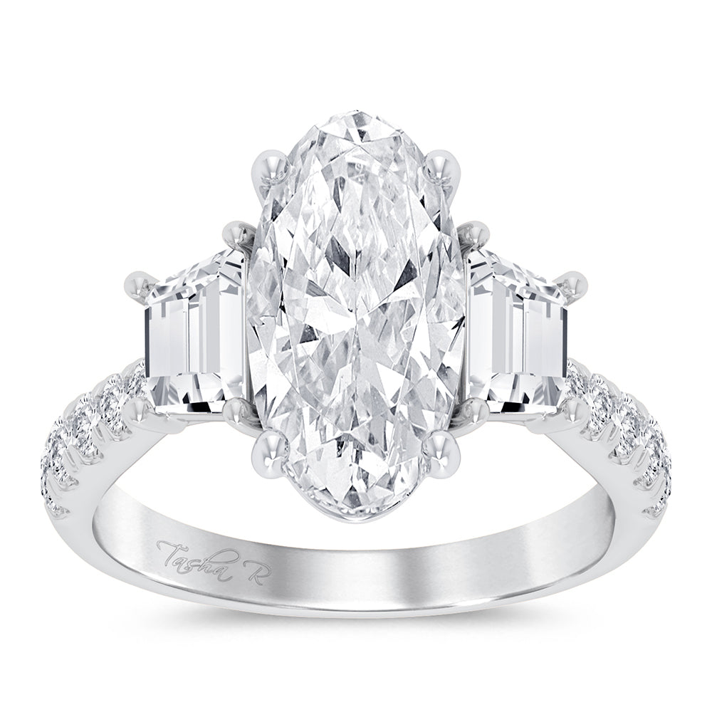 14K 4.33CT Certified Lab Grown Diamond Ring
