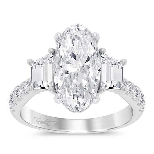 14K 4.33CT Certified Lab Grown Diamond Ring