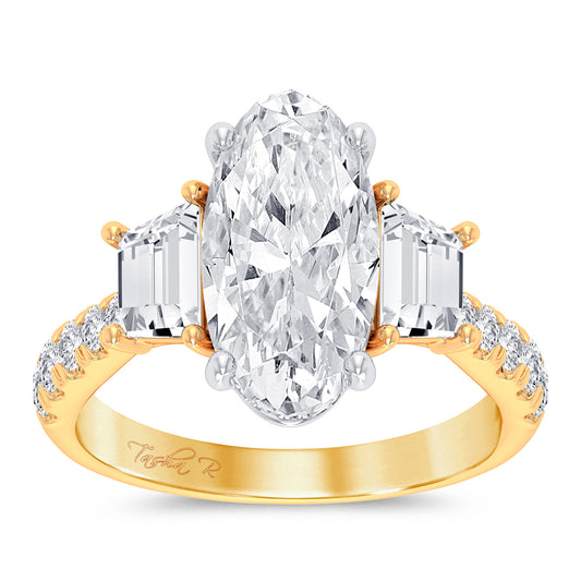 14K 4.33CT Certified Lab Grown Diamond Ring