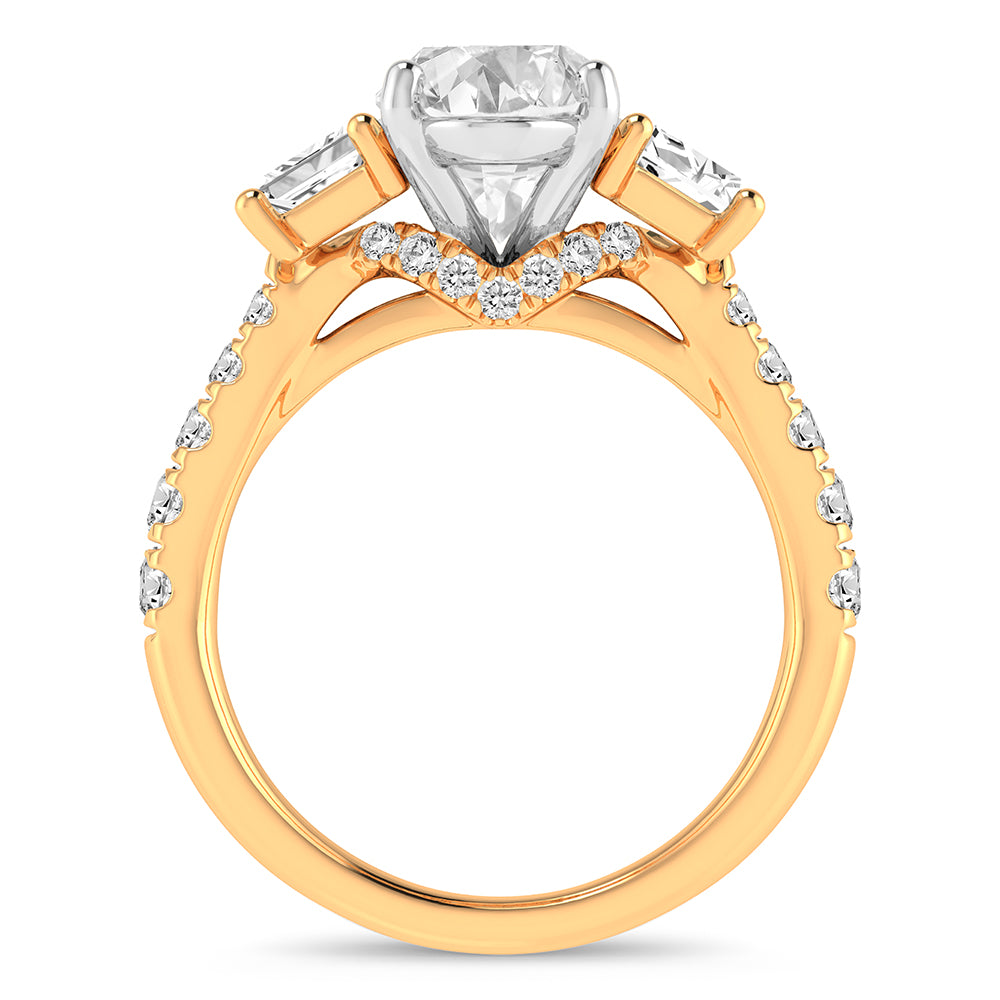 14K 4.33CT Certified Lab Grown Diamond Ring