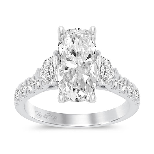 14K 4.90CT Certified Lab Grown Diamond Ring