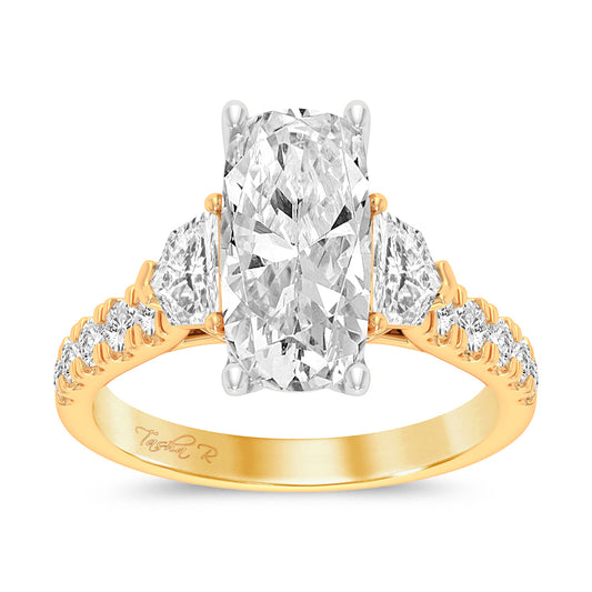 14K 4.90CT Certified Lab Grown Diamond Ring